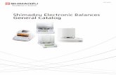 C054-E032Q Shimadzu Electronic Balancees General · PDF fileTest results of impact resistance test with ... replaces the conventional electro-magnetic balance sensor assemblybl . ...