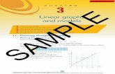 Linear graphs and models - Cambridge University · PDF fileLinear graphs and models What is a linear graph? How do we determine the slope of a straight-line graph? How do find the