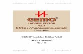 GEMO Ladder Editor V2.3 User’s Manual Rev. B · PDF fileExplorer program to associate “.ldr” files to GEMO Ladder Editor manually. If you do so, you can directly open a file