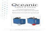 STEAM GENERATOR (Domestic & Light - Oceanic · PDF fileSTEAM GENERATOR (Domestic & Light Commercial) ... • The steam pipe from steam generator to steam room should be kept to a minimum,