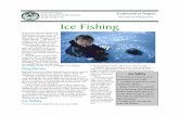 Southcentral Region Division of Sport Fish Ice Fishing · PDF fileOn very large lakes, such as Lake Louise, Skilak Lake, Kenai Lake, or Hidden Lake, freeze-thaw cycles and wind often