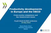 Productivity developments in Europe and the · PDF fileProductivity developments in Europe and the OECD Cross-country comparisons and key measurement issues Fourth World KLEMS conference