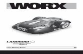 Lawn Mowing Robot EN - Worx Landroid · PDF fileLawn Mowing Robot EN 2 TABLE OF ... Carefully read the instructions for the safe operation of the machine. ... blade bolts and cutter