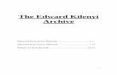 Edward Kilenyi Archive - College of  · PDF fileThe Edward Kilenyi Archive INDEX ... -Record poster (scroll) ... Far East, Eastern Garden, Moments of Tension, Vishnu,