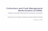 Collections and Cash Management Modernization · PDF fileCollections and Cash Management Modernization ... zCCMM describes the business functions that will be ... zFinancial agents
