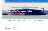 Sales Reference List -  · PDF fileEATON 1 GIISS IMCS System Sales References Gitiesse Integrated Multimedia Communications System Sales Reference List