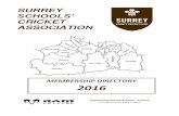 SURREY - SSCA. Booklets/Directory16-Master v01.… · CHEAM PARK FARM JUNIOR SCHOOL ... Surrey GU24 9PT e-mail: pdking@gordons.surrey.sch.uk GREENSHAW HIGH SCHOOL Grennell Road …