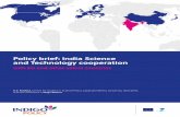 Policy brief: India Science and Technology cooperation · PDF fileHier steht der Kolumnentitel Policy brief: India Science and Technology cooperation with EU and other select countries
