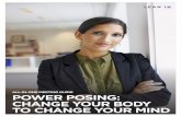 ALL-IN-ONE MEETING GUIDE POWER POSING: CHANGE  · PDF fileeanin.0r 16 1 all-in-one meeting guide power posing: change your body to change your mind