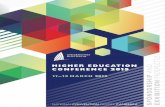 higher education conference 2015 and P Pros - etouches · PDF filehigher education conference 2015 Spon S or S hip ... senior university decision makers and senior managerial ... sole