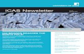 ICAS Newsletter OCTOBER 2016 - University of · PDF fileICAS Newsletter Issue 8 November 2016 Institute for Climate and Atmospheric Science SCHOOL OF EARTH AND ENVIRONMENT INSIDE THIS