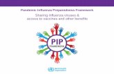 Sharing influenza viruses & access to vaccines and … influenza viruses & access to vaccines and other benefits Pandemic Influenza Preparedness Framework Landmark, innovative public