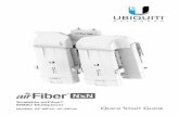 Scalable airFiber MIMO Multiplexer - EuroDK · PDF fileMIMO Multiplexer. This Quick Start ... cable and earth grounding must be used as conditions of product warranty. ... The airFiber