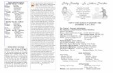 PARISH SERVICE SCHEDULE Holy Family - St. Isidore Parishesstisidorechurch.org/wp-content/uploads/2016/11/Nov-13-2016HF.pdf · Sacrament of Baptism: Contact Deacon John Marsh ... Thanksgiving