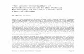 The Under-theorization of Overdetermination in the ... · PDF fileStudies in Social and Political Thought Page 2 The Under-theorization of Overdetermination in the Political Philosophy