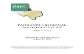 PANHANDLE REGIONAL SOLID WASTE PLAN 2002 - 2022 Mgt Plan.Final.pdf · PANHANDLE REGIONAL SOLID WASTE PLAN 2002 - 2022 Adopted by the PRPC Board August 29, 2002 This plan was funded