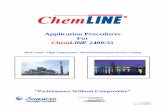 Application Procedures For ChemLINE 2400/31 - · PDF fileApplication Procedures For ChemLINE 2400/31 ... ChemLINE 2400/31. 1.2 The contractor shall arrange for a pre-job conference
