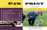 PAW PRINT - Knox Obedience Dog Clubknoxodc.org.au/images/newsletters/pawprint-dec-2015.pdf · long history of owning Welsh Pembroke Corgies. ... Excellent Snooker k9 Agility 21/11/2015