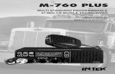 Man. M-760 PLUS - intek-radios.comintek-radios.com/public/hxtjukg.pdf · warmly welcome.INTEK M-760 PLUS is a CB transceiver using ... to select the AM or FM operating mode in both