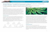 Quantitation of Terpenes in Cannabis Products … notes/Terpenes_in_cannabis_3xQuad...p 1 Quantitation of Terpenes in Cannabis Products Using the Triple Quad™ 3500 LC-MS/MS System