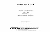 37115_rev2_12C_20B_30B_Parts_List.pdf - WESTERBEKE manual/37115_rev2_12c_20b_30b_parts_… · Westerbeke cannot be responsible for the content of such software, makes no warranties