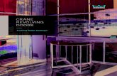 CRANE REVOLVING DOORS - Door Control Services · PDF fileCRANE REVOLVING DOORS 2. ... DORMA offers automatic doors for ADA compliance. ... automatic sliding doors, and manual and/or