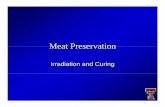Meat PreservationMeat Preservation - Texas Tech - TTU PreservationMeat Preservation ... – Enhances the transport of other cure ingredients ... Development of Aroma and Flavor 2.