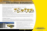 Ultrasonic Solutions - Banner Engineeringinfo.bannerengineering.com/cs/groups/public/documents/literature/... · Ultrasonic Sensors That Think as Well as They Hear Call in the Banner