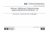 Rear Wheel Steering (QUADRASTEER - … training.pdfParticipant Guide Revised: 10/16/06 Rear Wheel Steering (QUADRASTEER™) Service Technical College Course 13041.20D