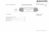 Service Manual CD Portable Radio Cassette Recorder …diagramas.diagramasde.com/audio/Sanyo MCD-ZX600F.pdf · CD Portable Radio Cassette Recorder MCD-ZX600F (XE) (UK) ... Circuit