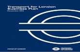 Transport for London Business Plan 2016 Mayor’s introduction Transport for London Business Plan 5 Affordable transport Our Business Plan outlines how, over the next five years, we