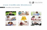 Care Certificate Workbook - Welcome to the cis ... Certificate Workbook Health and Safety 3 Understand Risk Assessment a) Explain why it is important to assess the health and safety