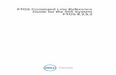 FTOS Command Line Reference Guide for the S55 · PDF fileFTOS Command Line Reference Guide for the S55 System ... support.dell.com Authorization and Privilege Commands ... you are