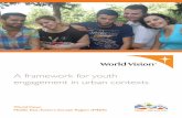 A framework for youth engagement in urban contexts - … Framework for Youth... · A framework for youth engagement in urban contexts. ... The framework for youth engagement in urban