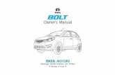 TATA BOLT OSB JAN 2015 - Tata Motorsservice.tatamotors.com/sites/default/files/TATA... · 3 Dear Customer, Welcome to the TATA MOTORS family. We congratulate you on the purchase of