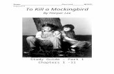 To Kill A Mockingbird - · Web viewTo Kill A Mockingbird is set in the imaginary district of Maycomb County in southern Alabama. The story begins in the summer of 1933 and ends on