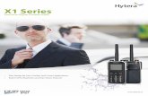Executive Digital Portable Radio - Hytera · PDF fileExecutive Digital Portable Radio X1p X1e. Applications Security Business Public Safety Utilities ... • MCU Rapid-rate Charger