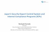 Japan’s Security Export Control System and Internal Compliance Programs …/media/cus/files/business... ·  · 2016-09-14Japan’s Security Export Control System and Internal Compliance