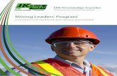 Mining Leaders’ Program - Australasian Institute of ... · PDF fileMining Leaders’ Program ... risk Key Performance Indicators. • Leaders with the ability to manage diverse and