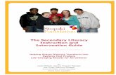 The Secondary Literacy Instruction and Intervention Guide · PDF fileThe Secondary Literacy Instruction and Intervention Guide Helping School Districts Transform into Systems that