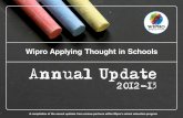 Wipro Applying Thought in Schools Projects 3wipro.org/.../Wipro-Applying-Thought-in-Schools-Annual-Update-2012... · 2012-13 Wipro Applying Thought in Schools ... partnership with