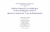 OF INSTRUCTIONAL TECHNOLOGY - Distance …itdl.org/Journal/Dec_06/Dec_06.pdfInternational Journal of Instructional Technology and Distance Learning December 2006 1 Vol. 3. No. 12.