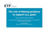 The role of lifelong guidance to support LLL goalsgetAttachment... · The role of lifelong guidance to support LLL goals European and International Perspectives Workshop ‘Promoting