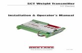 SCT Weight Transmitter - Meridian Scale SCT Weight Transmitter Operator’s Manual 1.2.2 Load Cell Testing Load Cell Resistance Measurement (Use A Digital Multimeter): • Disconnect