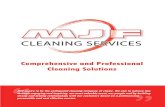 Comprehensive and Professional Cleaning Solutions · PDF fileComprehensive and Professional Cleaning Solutions ... Commercial Deep Carpet Cleaning ... with major construction companies