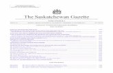 The Saskatchewan  · PDF fileTHE SASKATCHEWAN GAZETTE, OCTOBER 30, 2015 2305 ... 609 The Residents-in-Care Bill of Rights Act ... sections 7, 12 to 15, 22 and 31,