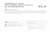 Addition and Multiplication Laws of Probabilitynucinkis-lab.cc.ic.ac.uk/HELM/workbooks/workbook_35/35_3_add_mult... · This rule can be extended to three or more events, ... Addition