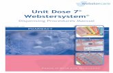 Dispensing Procedures Manual - So you think you know · PDF file · 2014-06-20Dispensing Procedures Manual ... Pink – Breakfast, Yellow – Lunch, Orange – Dinner, Blue – Bedtime.
