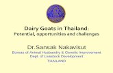 Dairy Goats in Thailand - Animal Production and Health ...cdn.aphca.org/dmdocuments/Events/First_Asia_Dairy_Goat...Species Import Export Dairy Cattle 10,124 4,136 Beef Cattle 4,921