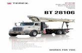 28 USt Lifting Capacity Datasheet Imperial bt 28106 28106 bt 28106 28 USt Lifting Capacity boom truck Cranes Datasheet Imperial Features ‣ 28 USt @ 6 ft capacity at rated distance